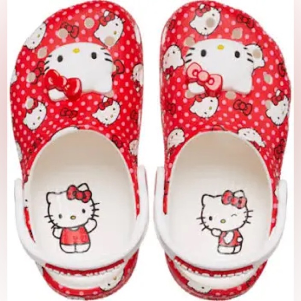 COPY - ADULT SIZE-HELLO KITTY CROCS